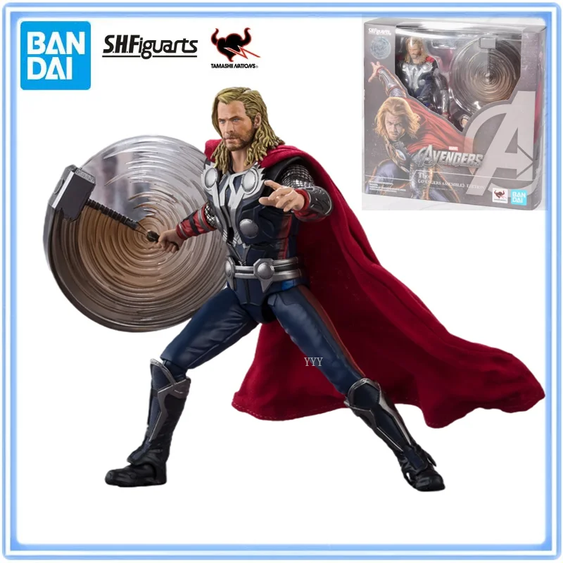 

Bandai Original S.H.Figuarts Marvel Thor AVENGERS ASSEMBLE EDITION Action Figures Collectible Gifts Model Ornaments