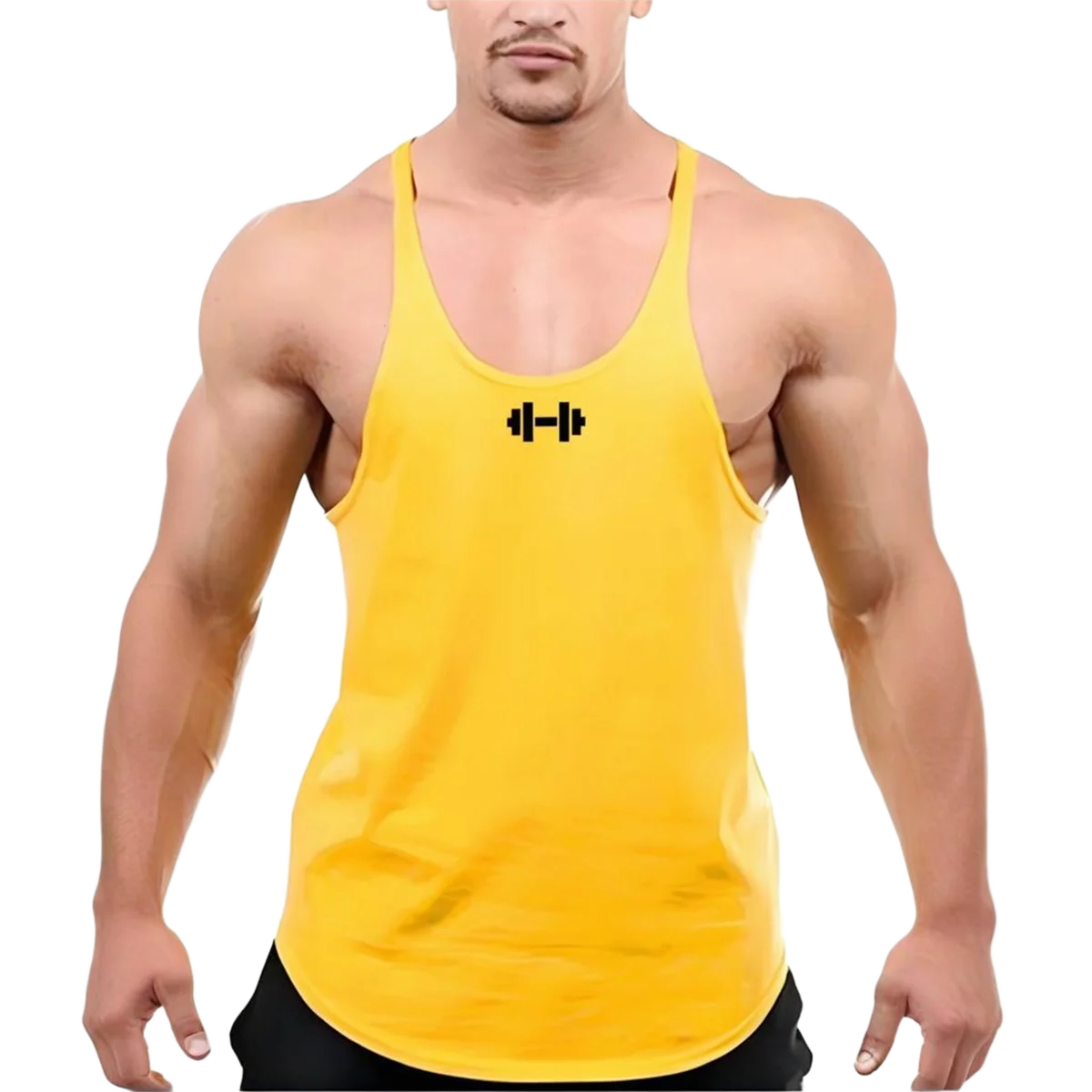 

Stringer Design Men's Vest Sleeveless Sports Shirt Fitness T-shirt Stringer Bodybuilding Vest Top Sports Shirt