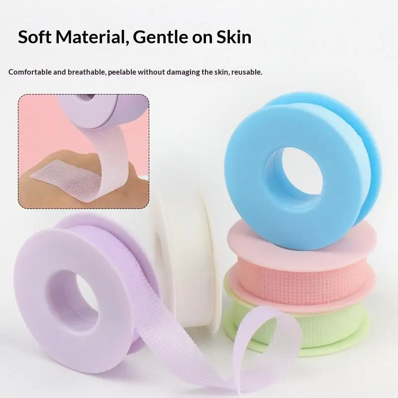 1 Roll Grafted Lash Under Eye Pad Patch Non-woven Breathable  Silicone Gel Tape Eyelash Extension Supplier Makeup Tools