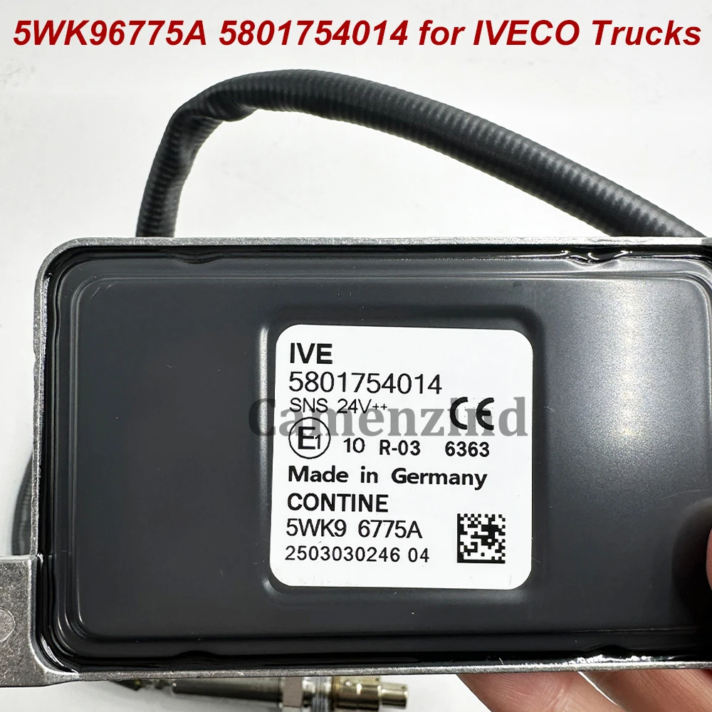 

Новый 5801754014 5WK96775A 5WK9 6775A Датчик азота и кислорода 24 В для грузовиков IVECO автобусов Датчик обнаружения выхлопных газов дизельного топлива Nox