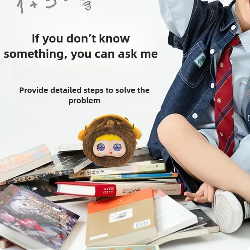 Boneka Plush Emosional AI dengan ChatGPT & Klon Suara, WiFi Bluetooth, Asisten Pembelajaran Multibahasa untuk Hadiah Anak-Anak dan Dewasa