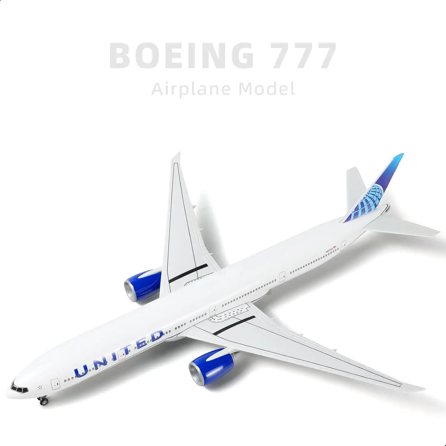 1/157 Scale Model Planes 777 B777 UNITED Airlines Aircraft Adults Fun Wheel Landing Gear Resin Collected Gift By Aviation