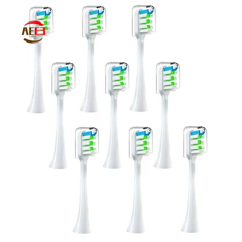

AEE3-9PCS Replacement Brush Heads For SOOCAS V1 V2 X3 X3U X5 D2 D3 SOOCARE Sonic Electric Toothbrush Head Soft Bristle