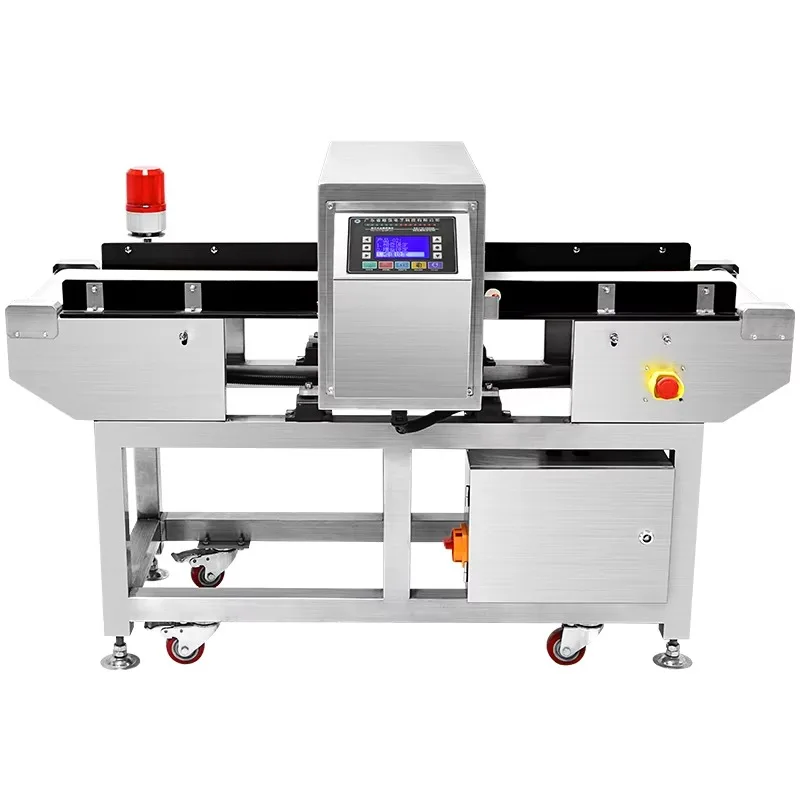 Food Industry Metal Detector Machine Assembly Line High Precision Commercial Metal Machine Competitive Price Custom