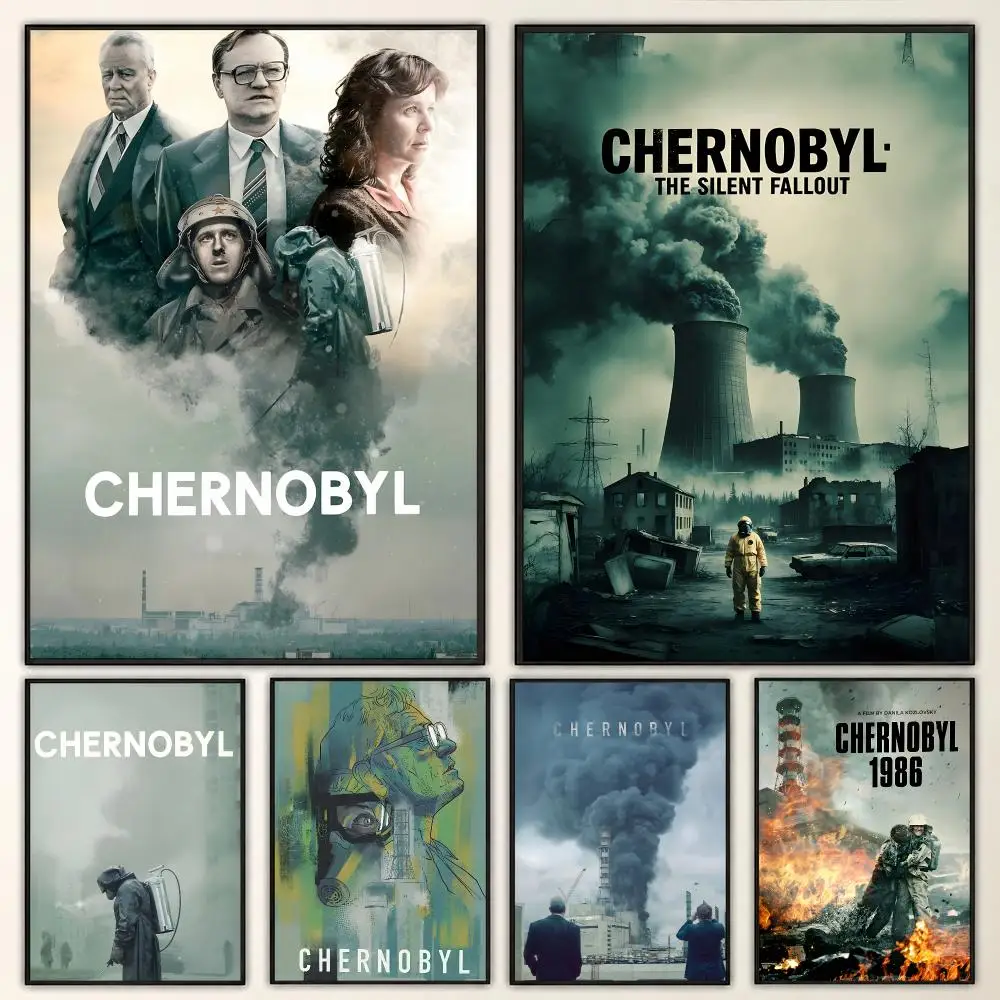 Chernobyl HBO Nuclear Disaster Drama Series Visuals Poster Aesthetic Art Print for Bedroom & Living Room Decor, Unframed