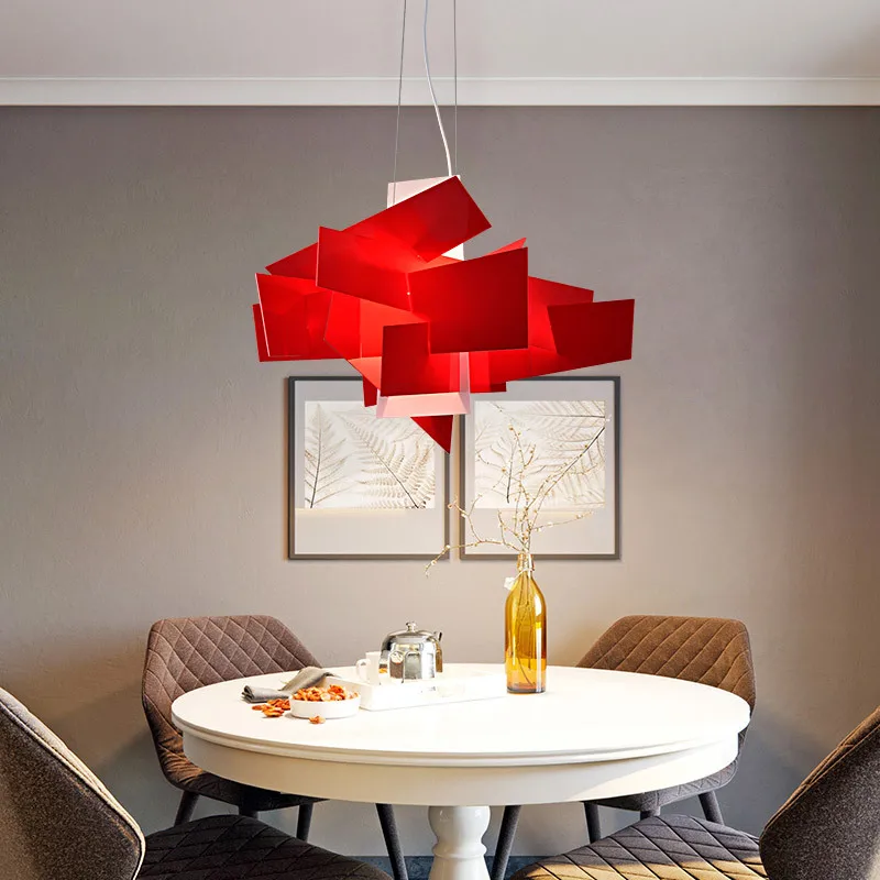 Imagem -02 - Replica Foscarini Lâmpada Grande Bang Empilhamento Criativo Pingente Luzes Decoração da Arte D65cm 95cm Led Suspensão Pingente Lâmpada