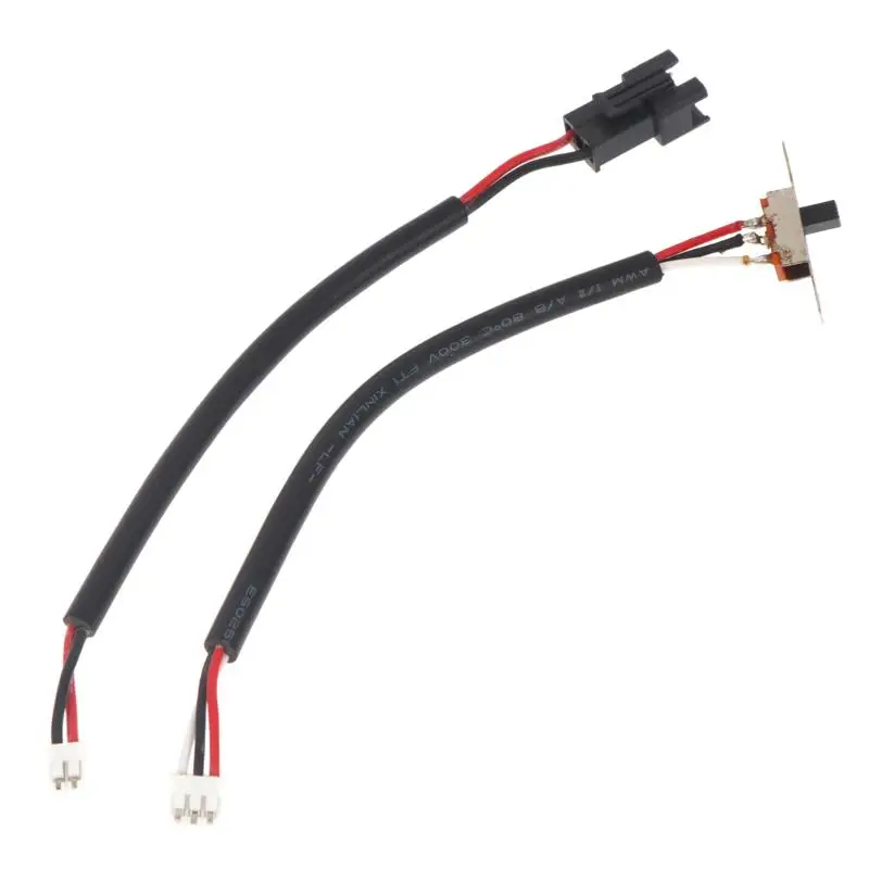 【BS】RC Car Wiring Harness Spare Parts Battery Cable Switch Wire Light Group Line For MN82 MN99S2 1/12 RC Crawler Car Parts