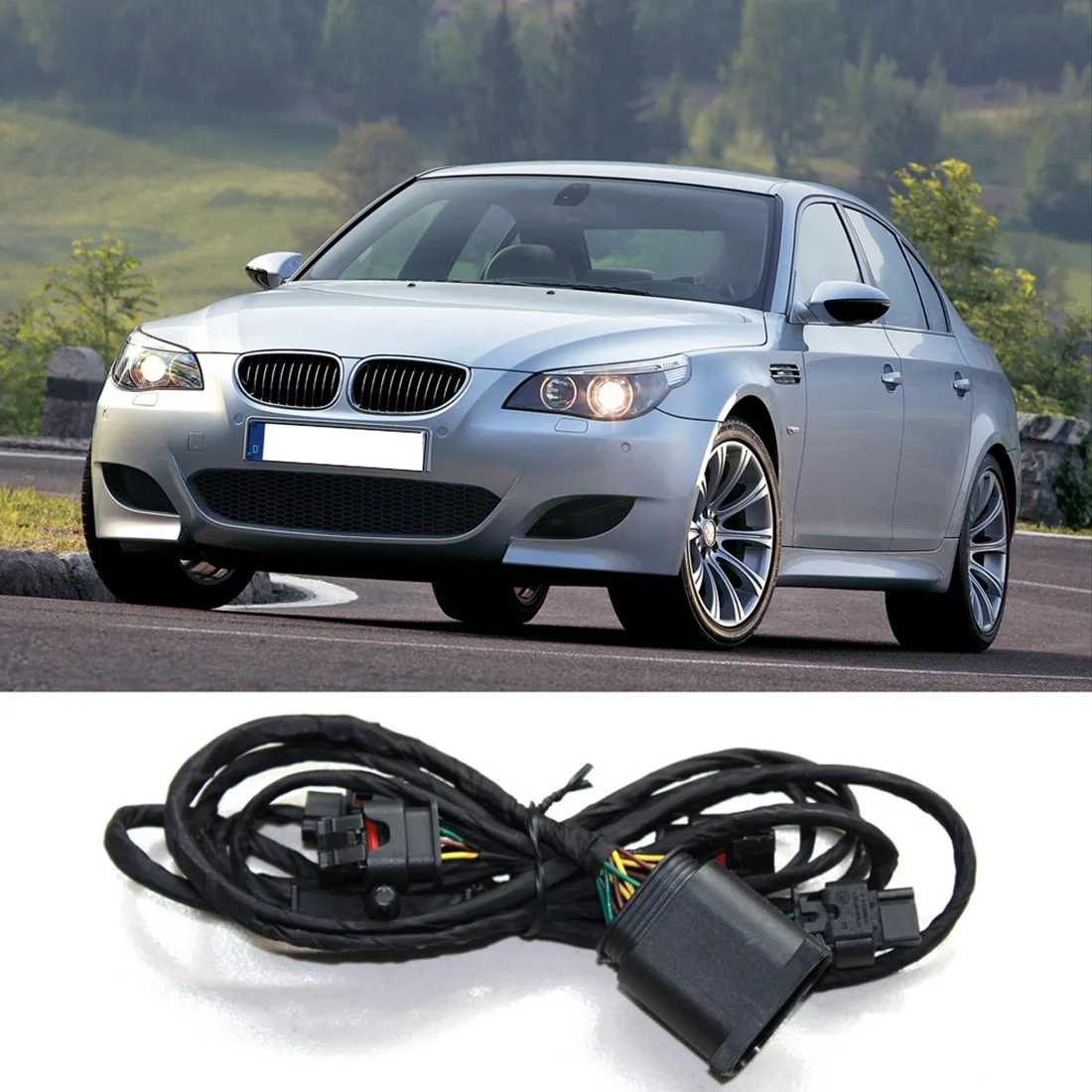 자동차 제어 라인 전기 아이라이너 케이블 주차 거리 경보 와이어 61129122274, BMW- 5 시리즈 E60 E61 2002-2005 용