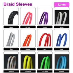 1/2/3/5/10/20/30/50M 12mm Insulated PET Braid Sleeves Sleeving High Density Cable Sheath Wrap Cable Protector Braid For Wires