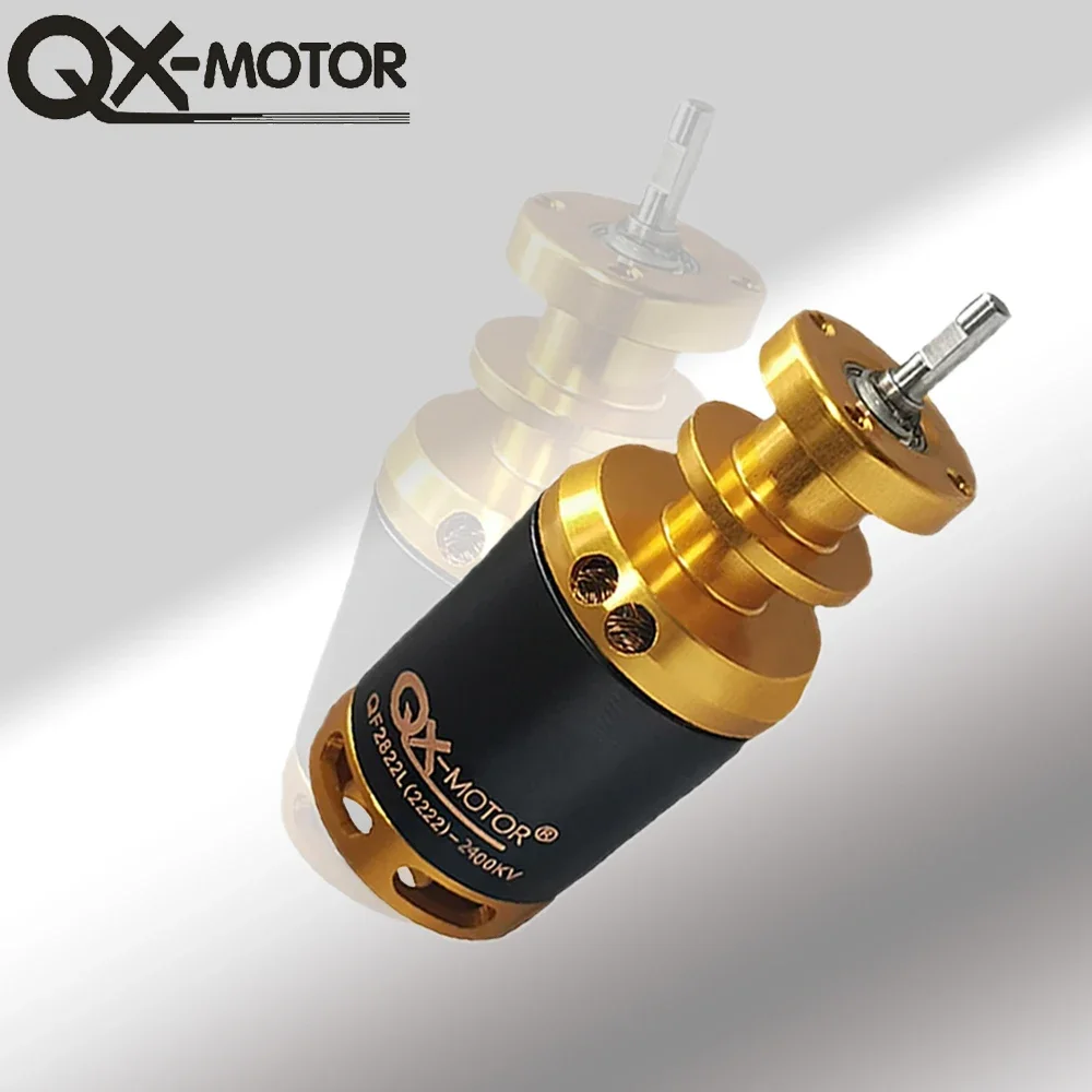 QX-Motor QF2822 Brushless Motor 2200KV 2400KV 3500KV 3800KV 4300KV For 64mm Ducted 12 Blades Fan For RC Airplane UAV