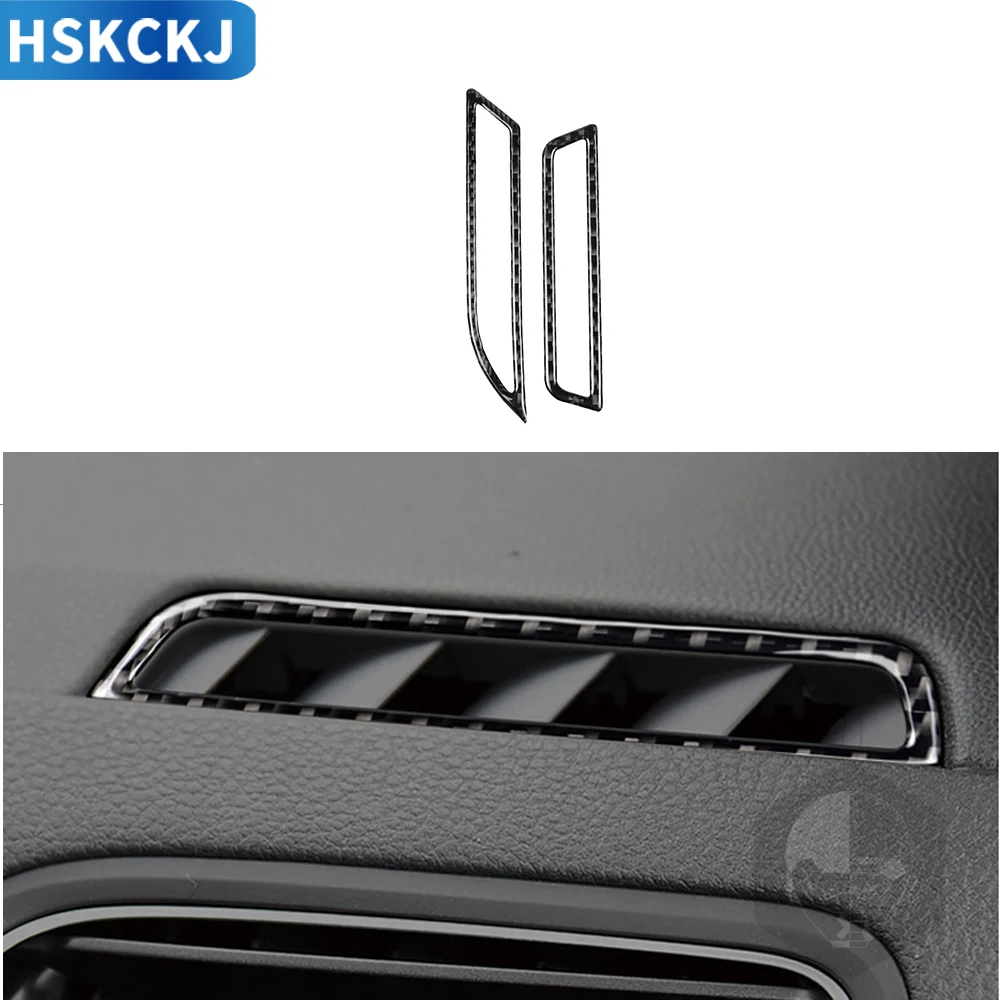 

For Volkswagen VW Golf 7 MK7 2013 2014 2015 2016 2017 Carbon Fiber Sticker Air Vent Sides Outlet Interior Modified Accessorie