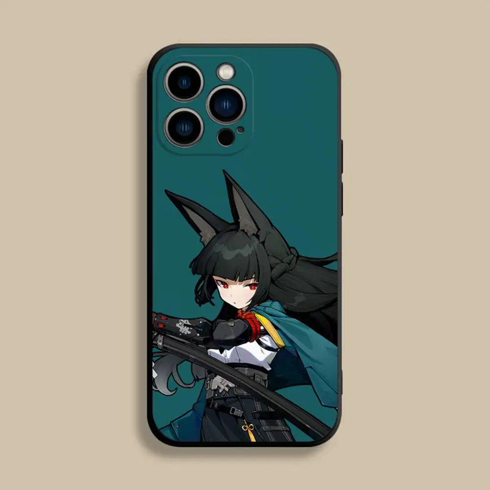 حافظة هاتف H-Hoshimi M-Miyabi ZZZ لهاتف iPhone 17,16,15,14,13,12,Pro,Max,Plus,E,SE4,Air,غطاء ناعم أسود صغير