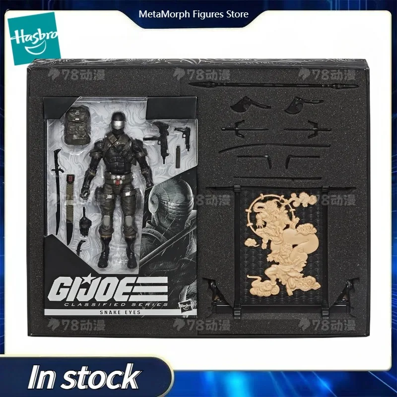 

Оригинальный Hasbro G.I. Коллекционные фигурки и модели персонажей аниме Joe Classified Series SNAKE EYES