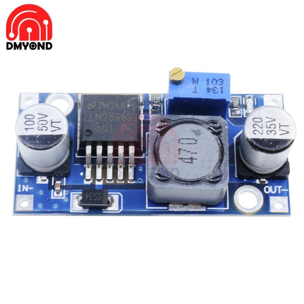 

65KHz 35V DC-DC Step-down Power Module 3A Adjustable LM2596 Voltage Regulator 35V 24V to 12V 5V 3V 3A Step Down Buck Transformer