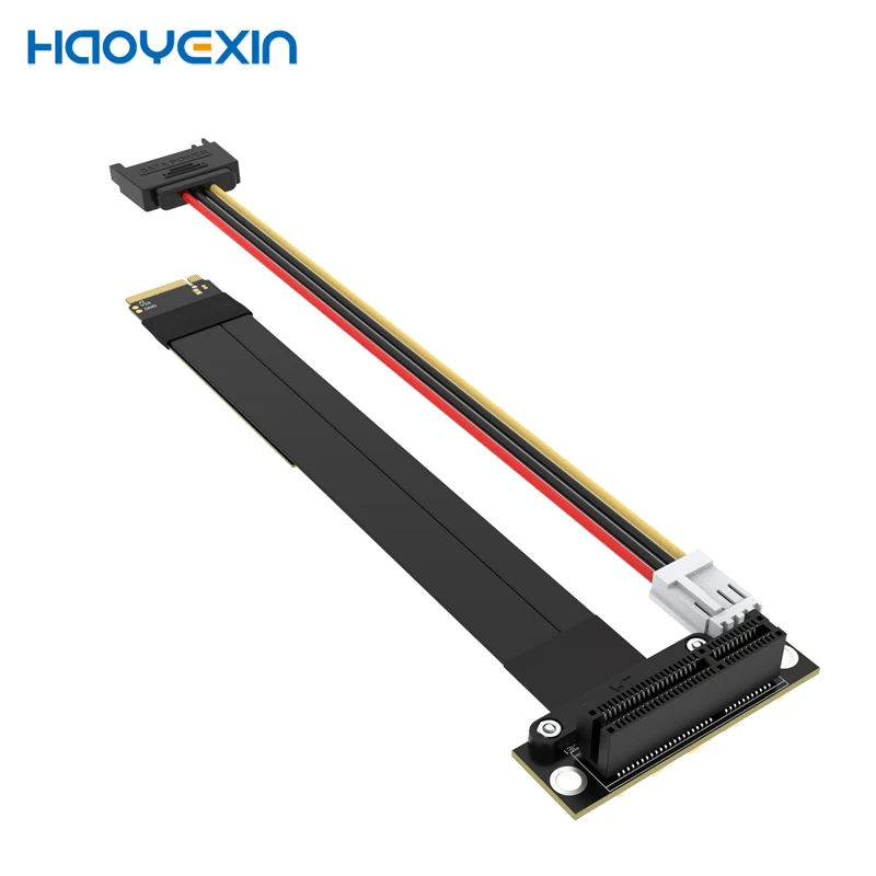 M.2 NVMe SSD Extension Cable Solid Drive Riser Card M.2 TO PCI-Express 3.0 X4 M Key Extender for M.2 2230 2242 2260 2280 SSD