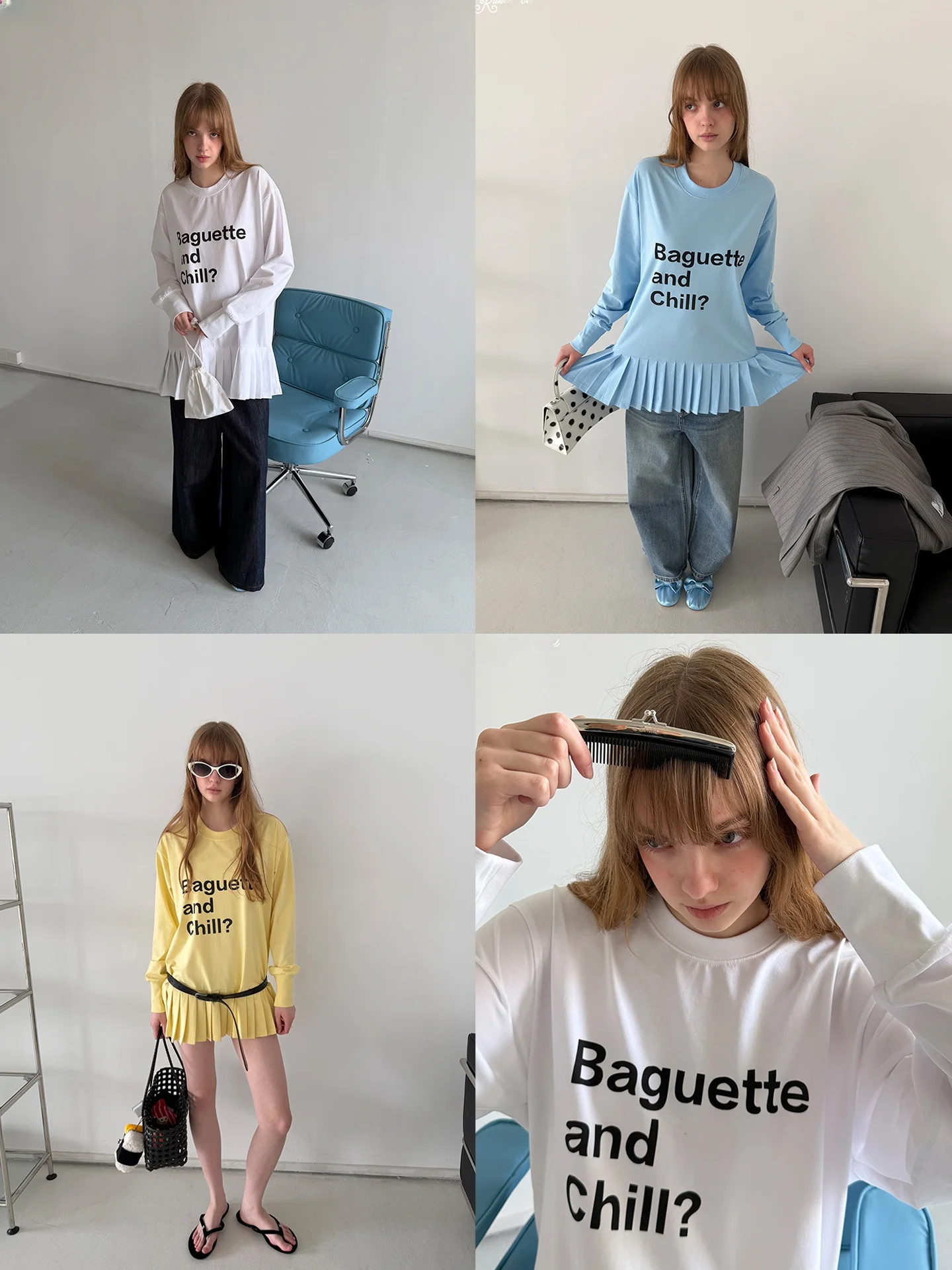 

Повседневное хлопковое платье-футболка Rarelicold Rockrio с длинным рукавом и принтом, с юбкой в стиле пэчворк, свободного кроя, с круглым вырезом, для прогулок по городу