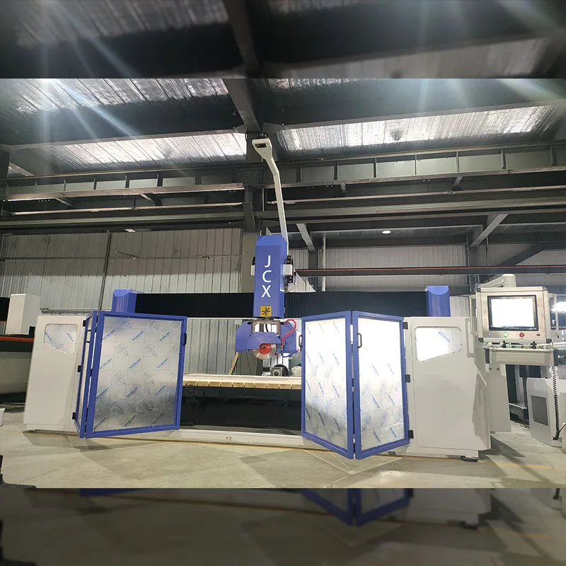 2025 heißer Automatische 5 Achsen Marmor Stein Arbeitsplatte Waschbecken Ausschnitt CNC Schneiden Fräsmaschine 11KW 220 V/380 V