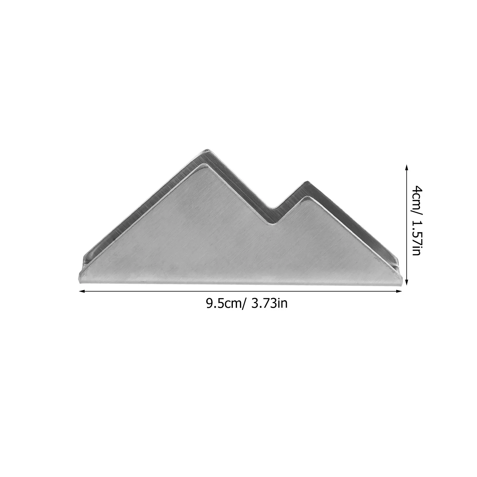 Stainless Steel Napkin Holder Freestanding Vertical Tissue Stand for Kitchen Dining Table Restaurant Hotel Bar Living Room