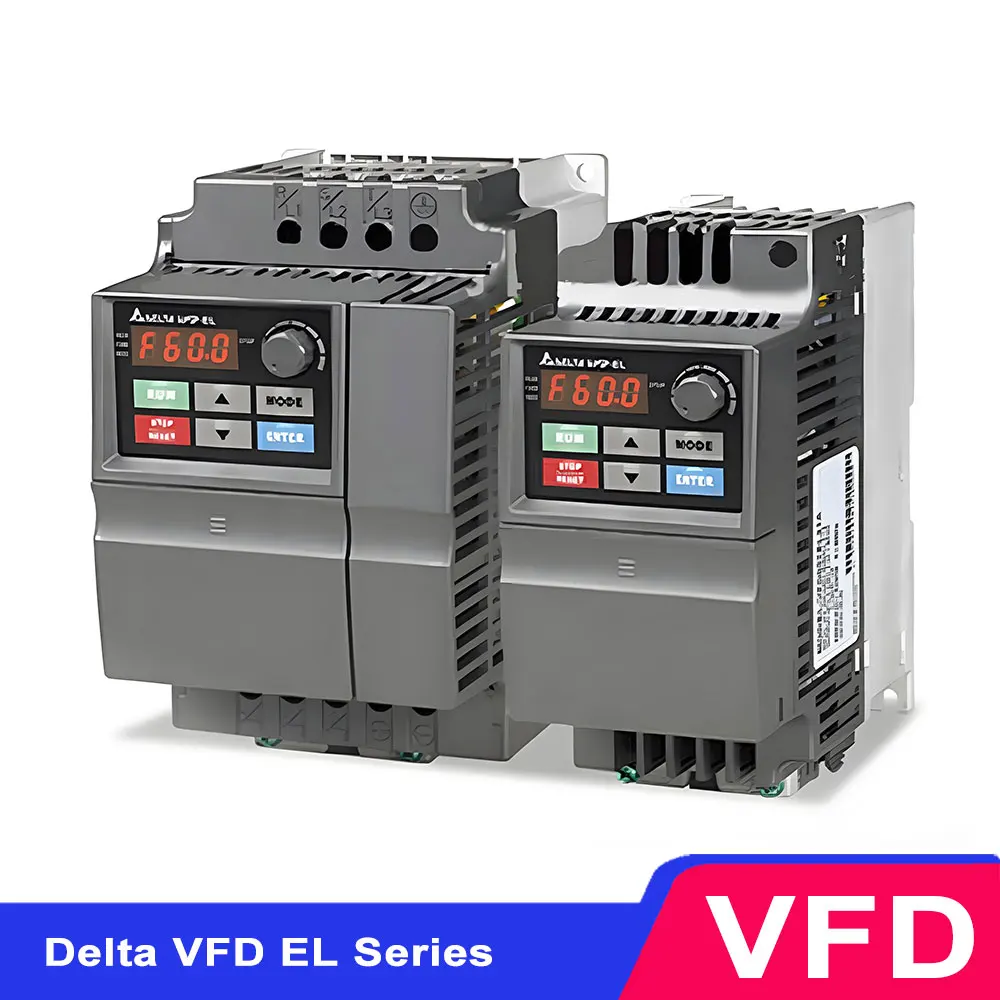 

Преобразователь частоты переменного тока Delta VFD Vfd007el21a Vfd022el23a EL Series 1ph 2ph 3ph 115 в 230 в кВт