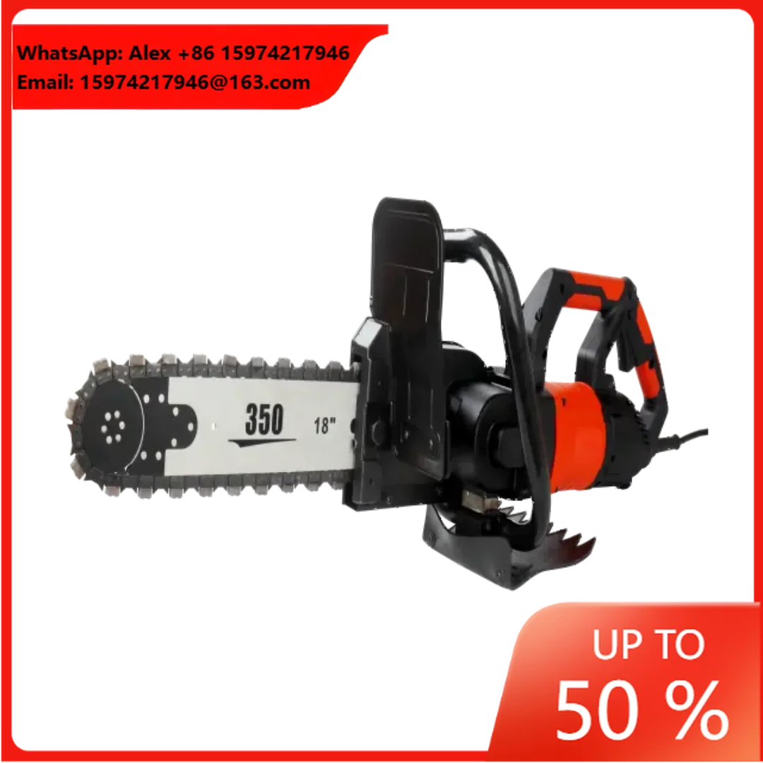 Chain Saw - Portable Concrete Demolition Wall Cutting Tool With A Cutting Depth Of 480mm And A Flow Rate Of 26-34 LPM Hydraulic