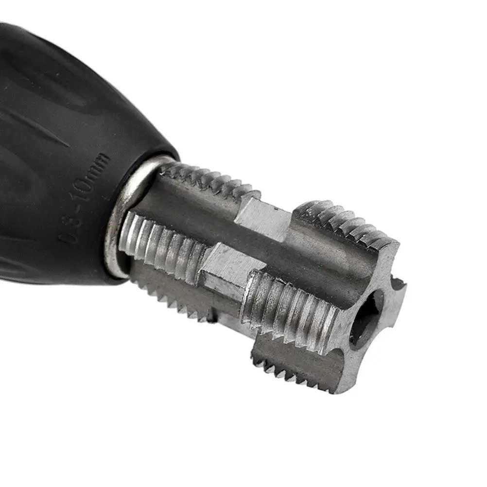 1Set PVC Pipe Thread Maker Tool Electric Drill Compatible Burr Free Threading Kit for Water Pipes Plastic Tube Repair