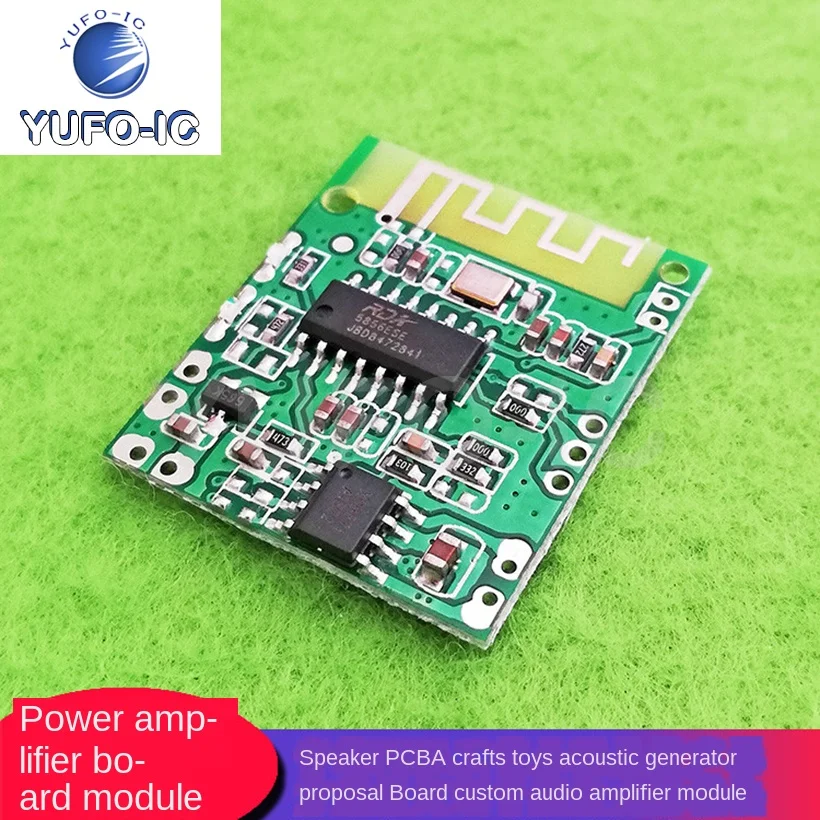 Free Ship 1PCS Amplifier Board Module Speaker PCBA Crafts Toy Acoustic Generator 4 Ou 3W Audio Amplifier Module