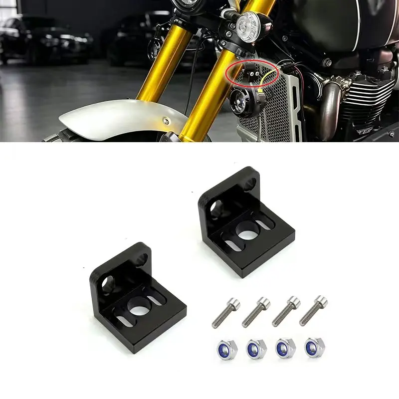 For Scrambler 1200 XC XE 1200XC 1200XE Motorcycle fog light bracket adapter code Original car spotlight bracket adapter code
