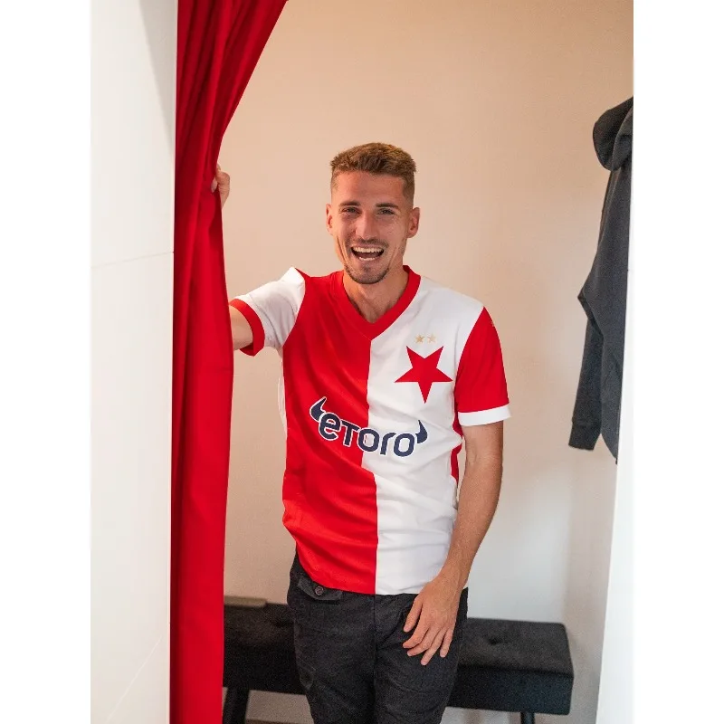 Prague Slavia Hot Selling Jerseys, Men's and Women's Sports Casual T-shirts, Fashionable and Trendy for Adults and Children
