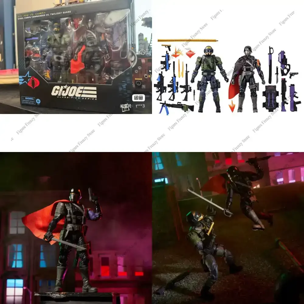 

Special Offer for Hasbro G.I. Joe Classified Series #141 Steel Corps Commander vs Twilight Guard 6-inch Action Figure Toy