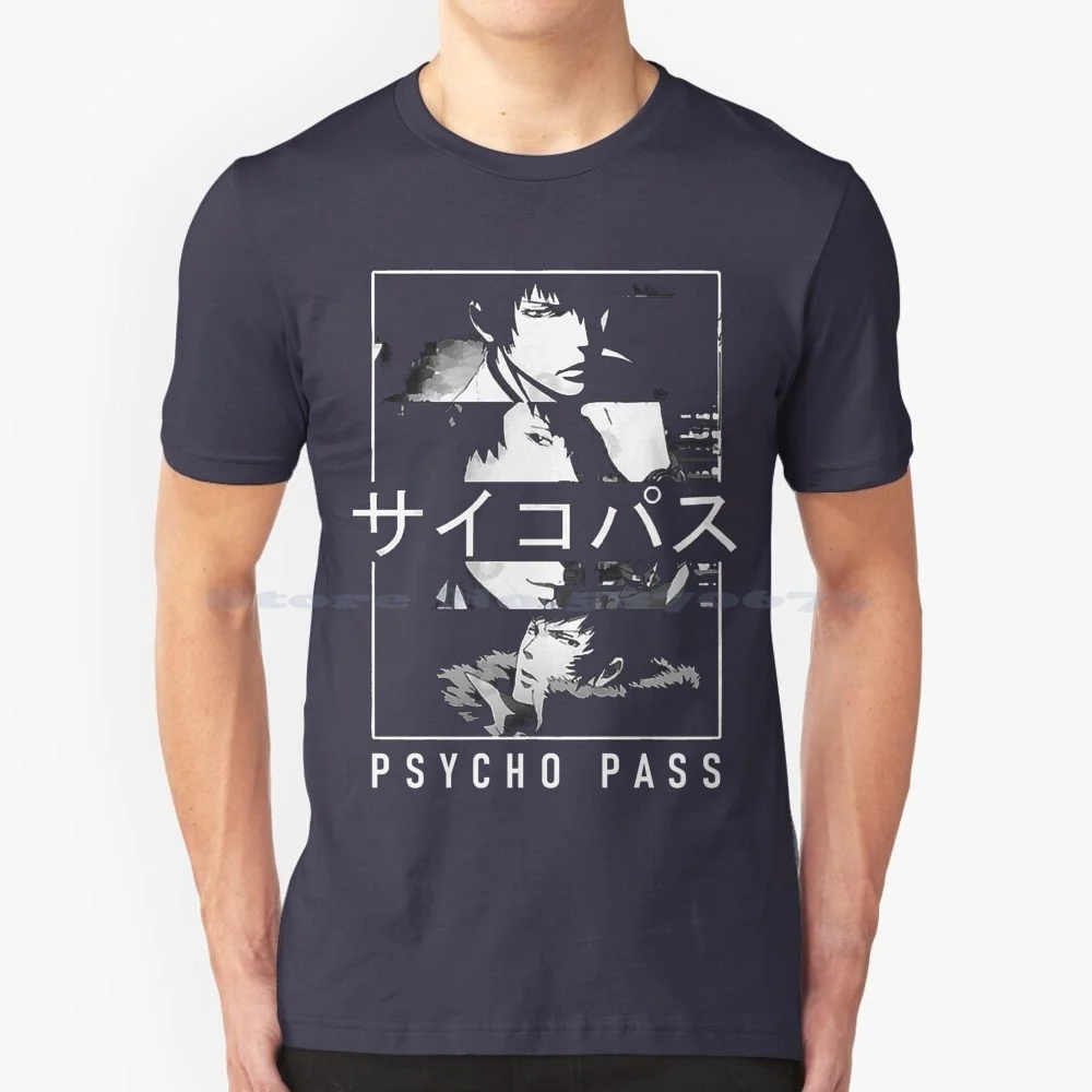 Pyyscho-Pass , Pyyscho Pass T Shirt 100% Cotton Tee Pyyscho Pass Psychopath Akane Tsunemori Japanese Anime Akira Amano Mamoru