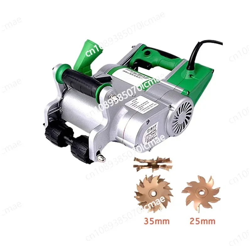 Electric Wall Chaser Groove Cutting Machine, Concrete Wall Slotting Machine, Circular Saw, 1100W, 220V, 110V, 35mm, 25mm