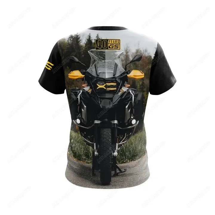 Zomer Voor Bmw R1250 Gs 40 Jaar Motorfiets T-Shirt Reizen Avontuur Raceteam Niet Vervagen Ademend Snel Droog Truien