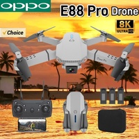 OPPO E88 Pro Drone 8K Dual Camera Wide Angle HD Brushless Motor RC 20000m Foldable Quadcopter WIFI FPV Drone Helicopter Toys