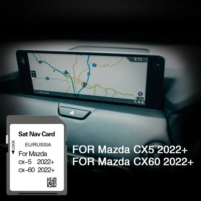 32GB For Mazda CX-5 CX-60 2022+  Europe RUSSIA SAT NAV GPS Naviation SD Map Card KAAA66 System Update Software Free Shipping