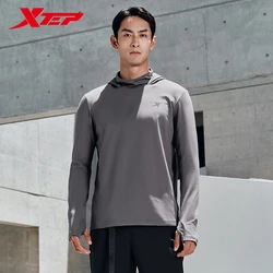 Xtep Knitting For Men Autumn Soft Breathable Sweatshirt Trendy Retro Comfortable Tops 876329030088