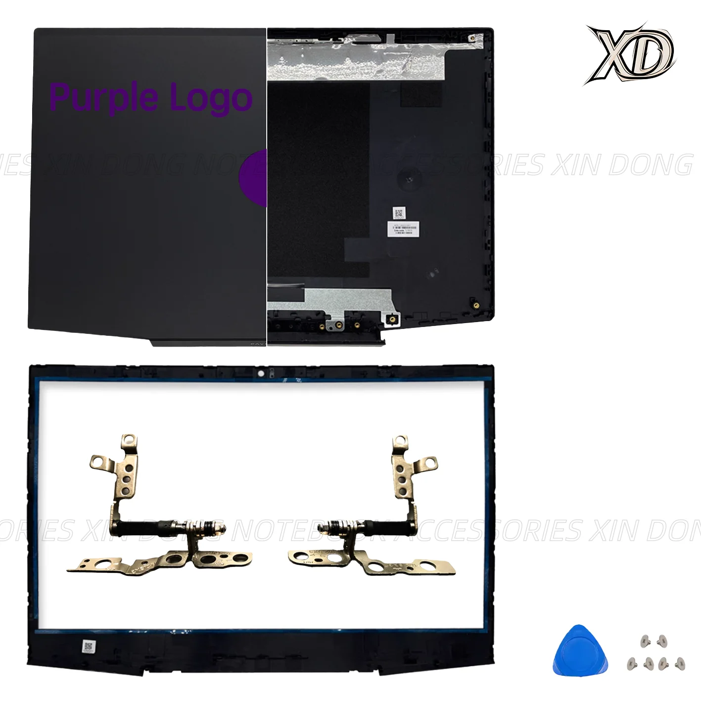 Laptop Housing Case For Pavilion Gaming 15-CX 15T-CX TPN-C133 15-cx0056wm LCD Back Cover / Front Bezel / Hinges Replacement