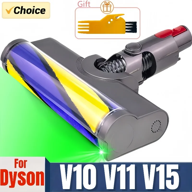 Voor Dyson V7 V8 V10 V11 V15 V6 V12Slim SV18 V10Slim G5 Draadloze Stofzuigers Eguipped met LED Zachte Roller cleaner Hoofd