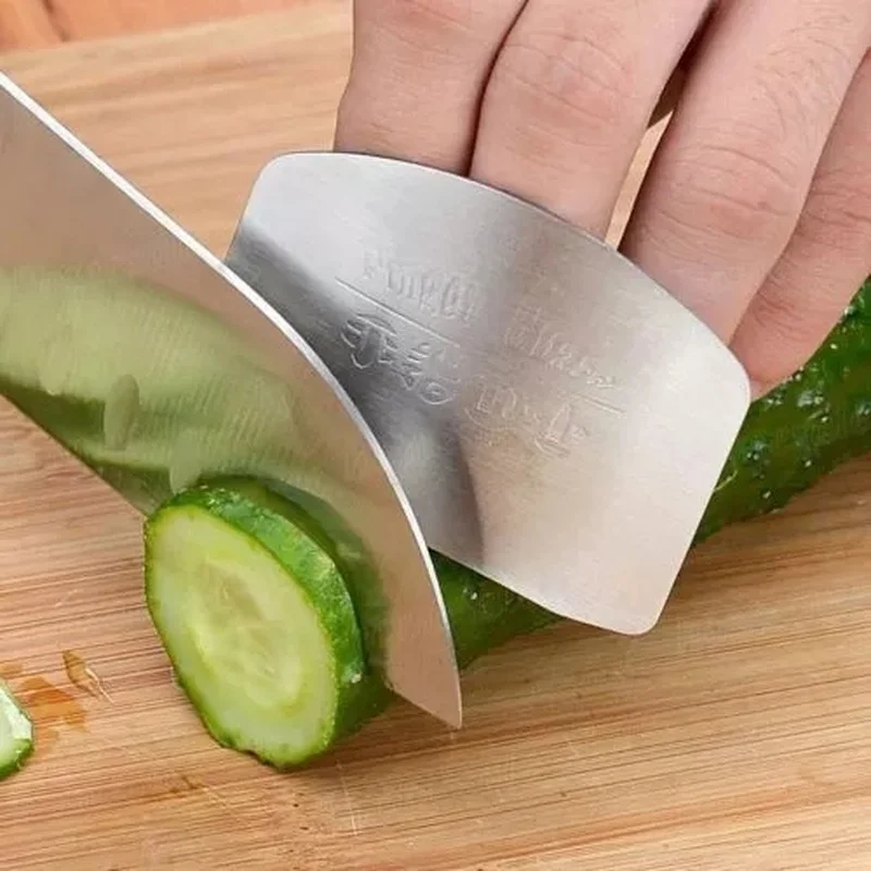 Finger Guard Finger Protectors Stainless Steel Finger Hand Cut Protect Knife Safe Use Creative Kitchen Products Gadgets Tools