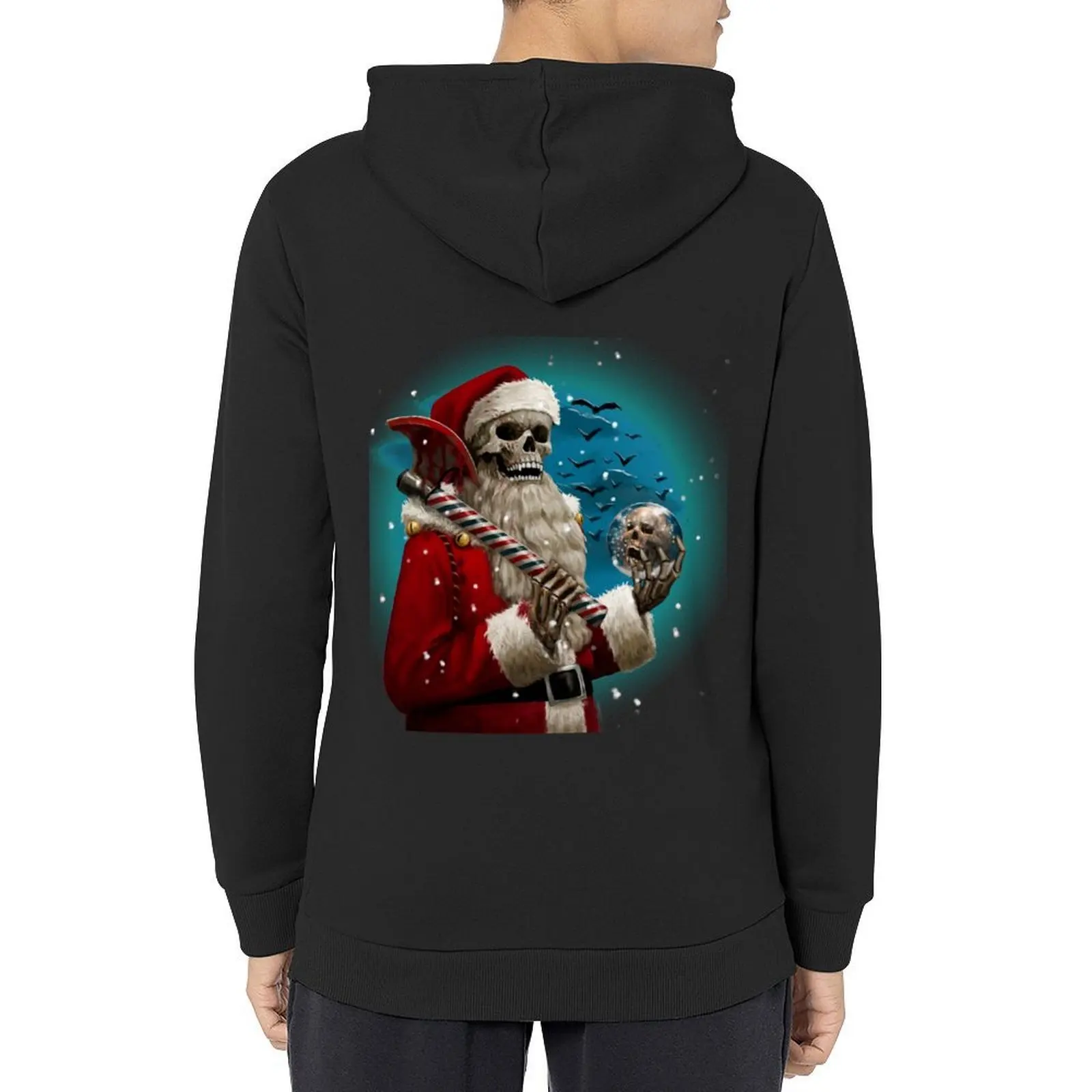 

Skele Claus - Menace of Christmas Hoodie mens clothing blouse men's sweat-shirt set fashion men hoodies and sweatshirts new