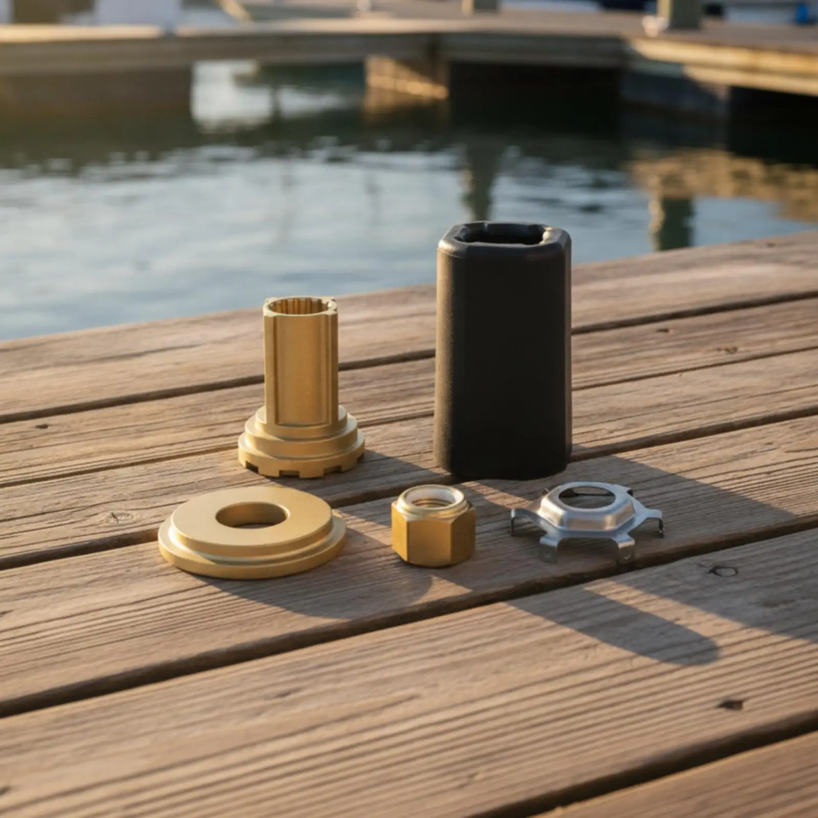 Marine Propeller Assembly Complete Install Kit Brass Hub Sleeve Washer Nut Clip for Mercury Outboard