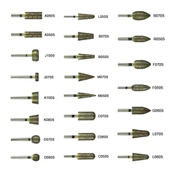 Diamentowe wiertła dentystyczne w pełni spiekane diamentowe wiertła laboratorium dentystyczne HP narzędzia stomatologiczne