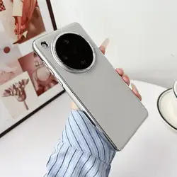 For Honor Magic 7 Pro Magic7 Lite Case Luxury Classic Electroplated Plain Leather Large Hole Back Cover For Magic 7 Pro Funda