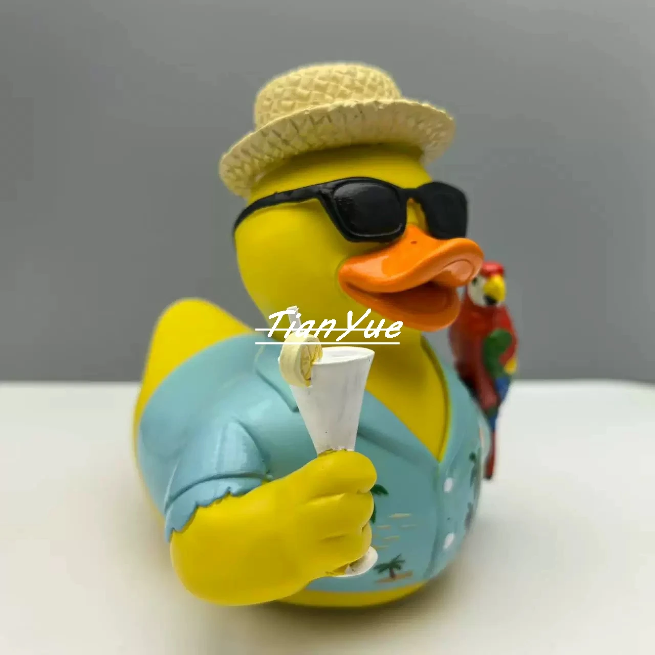 Anime Jimmy Duck Mooi Standbeeld Figuur Speelgoed Creatieve Ornamenten 12cm