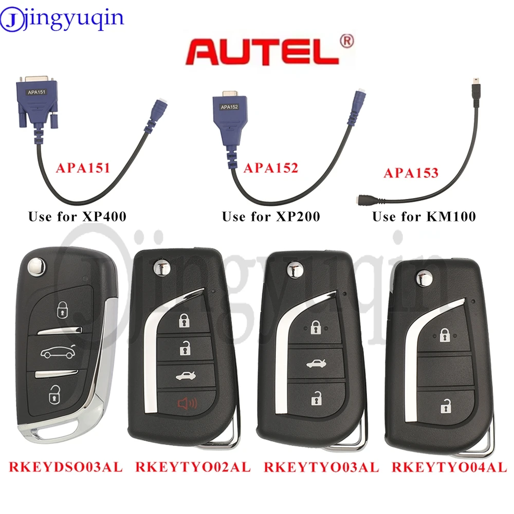 For KM100 XP200 XP400 Autel Rkey RKEYDS003AL RKEYTY002AL RKEYTY003AL RKEYTY004AL Universal Key Wired Remote For DS TOY.T Type
