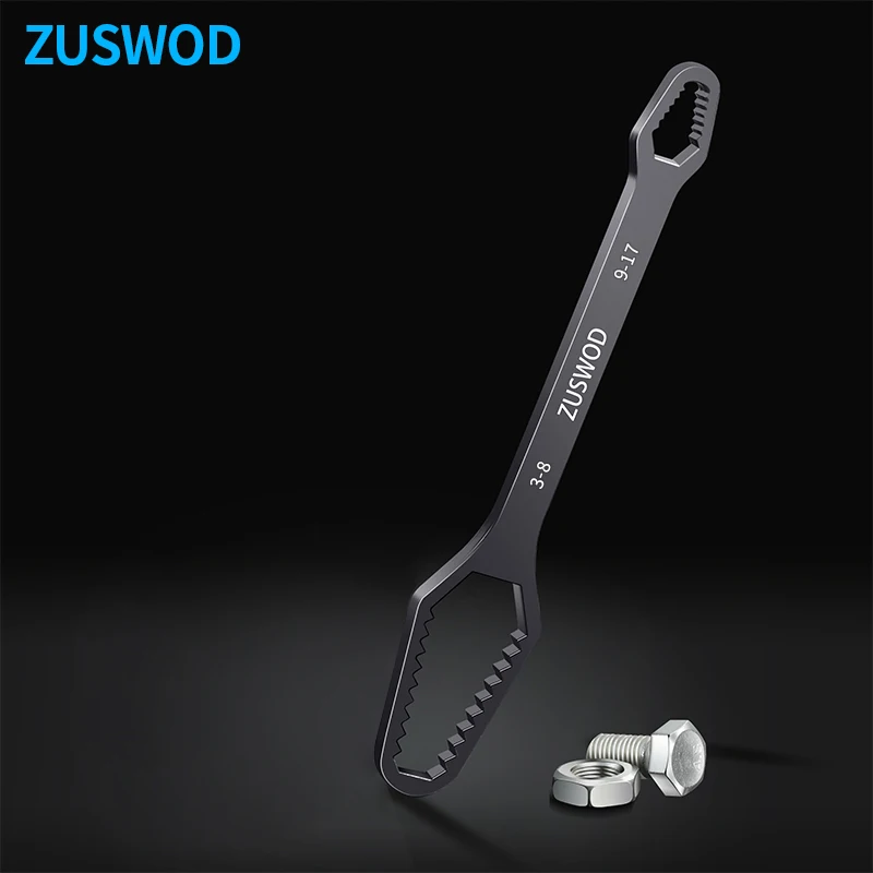 A 3-17mm Multi-Size Multi-Function Wrench, Made of High-Strength Carbon Steel, with A Portable, Durable Storage Design, Suitable for Maintenance in Various Tool Scenarios Such as Cars, Motorcycles, Bicycles, and Home Use