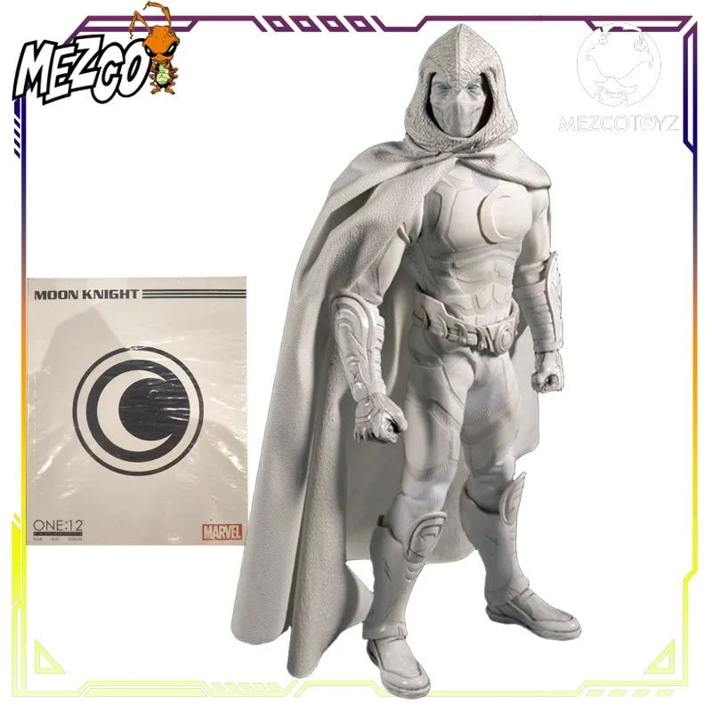 

Mezco Toyz Original 1/12 Movable Doll Collective Series Marvel Moonrider Action Figure Model Toys Movable Model Gifts for Boys