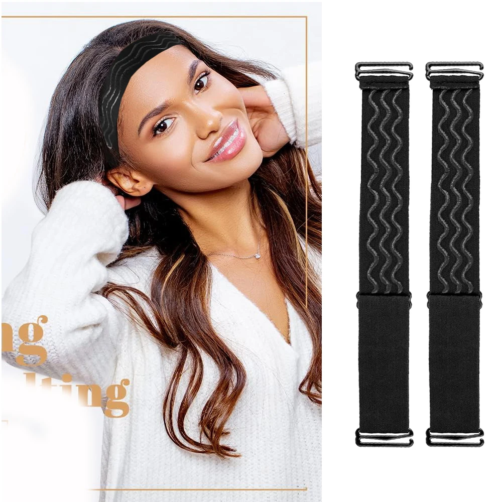 

1-5p Adjustable Elastic Band For Wigs Removable Rubber Band With Metal Buckle For Fix Wig Adjustable Wig Straps For Making Wigs