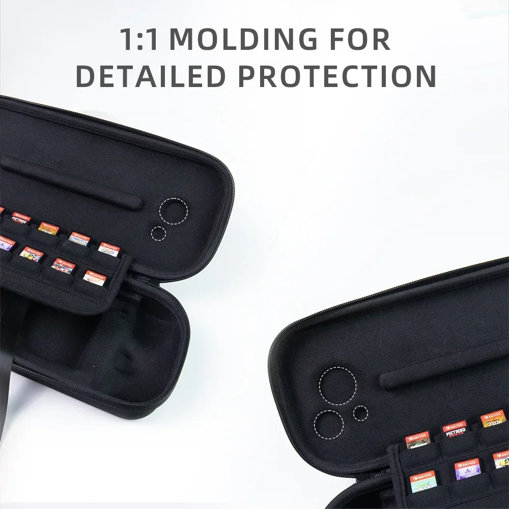 Mobapad Storage Bag Hard Carrying Case for Nintendo Switch Zipper Shell Shockproof Protective Cover for Mobapad M6 Controller