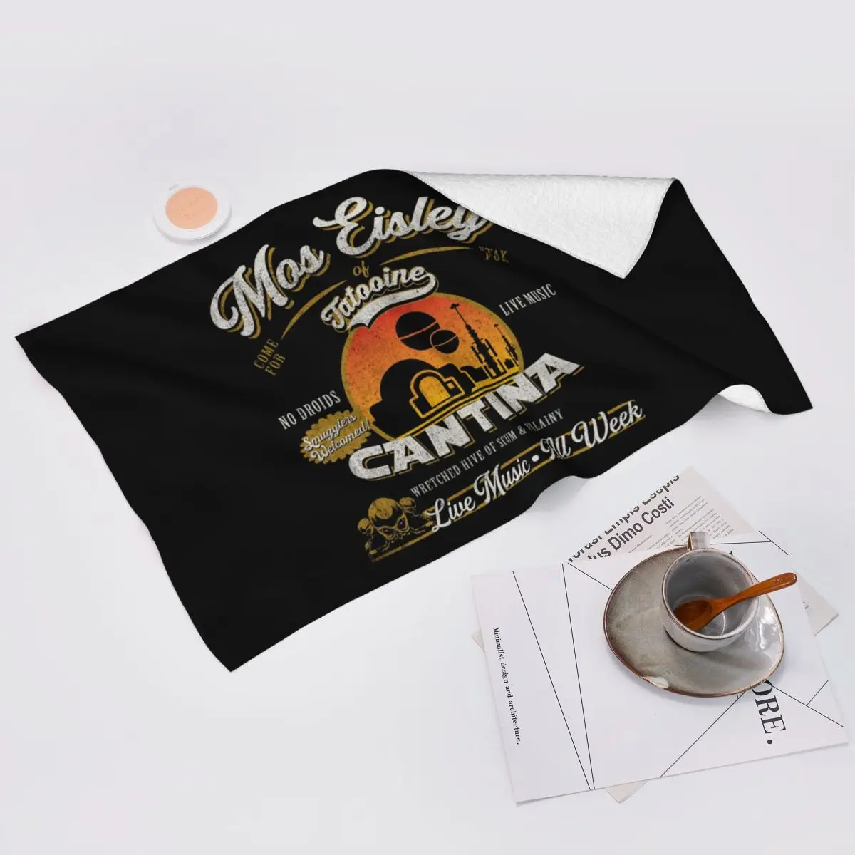Toalla facial suave personalizada Mos Eisley Cantina Tatooine Dks, toallas de algodón absorbentes para baño de piscina de secado rápido