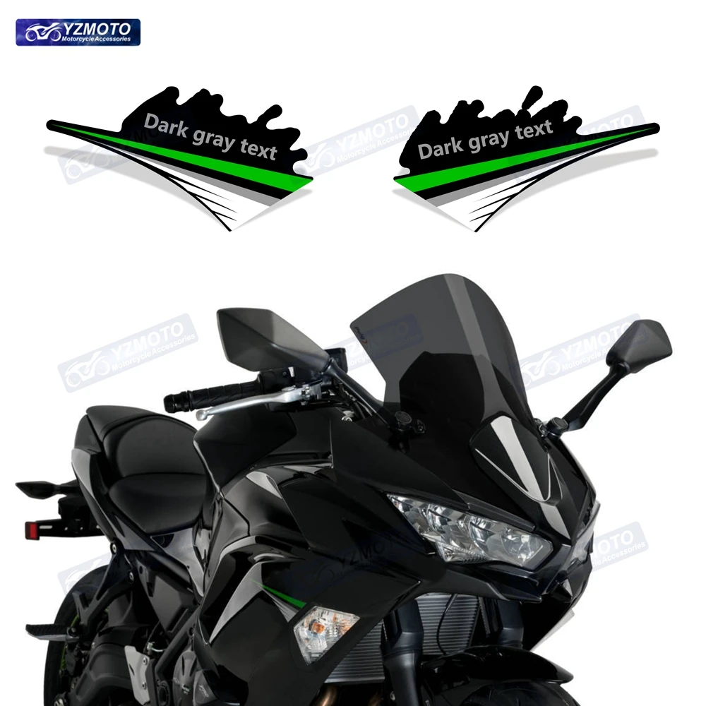 For NINJA650 Ninja 650 Motorcycle Accessories Racing Sticker Left and Right Bodywork Fairing Waterproof Decal Stickers Decorate
